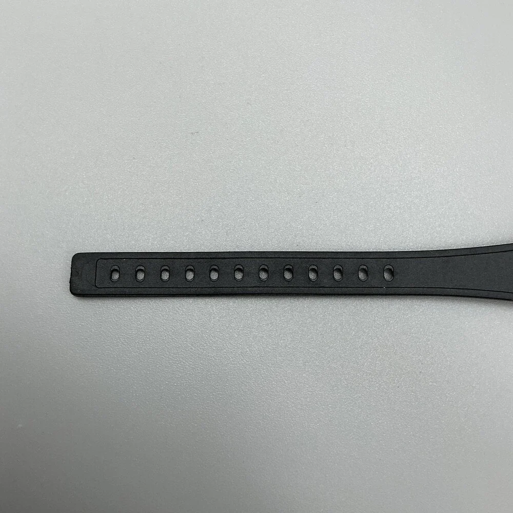 Vintage Orvis Womens Watch 24mm Black Dial Rubber Strap Day Date New Battery